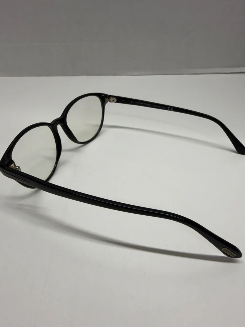 Tom Ford TF-5422 Eyeglasses Designer Round Eye Wear Glasses Frames Black Silver
